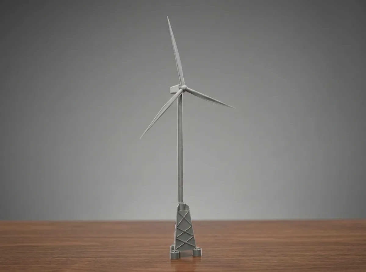 Scale model of offshore wind turbine